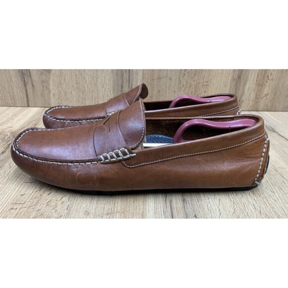 Cole Haan Men\'s Size 11M Brown Leather Penny Loafer Driving Moccasin Driver Shoe main image 7